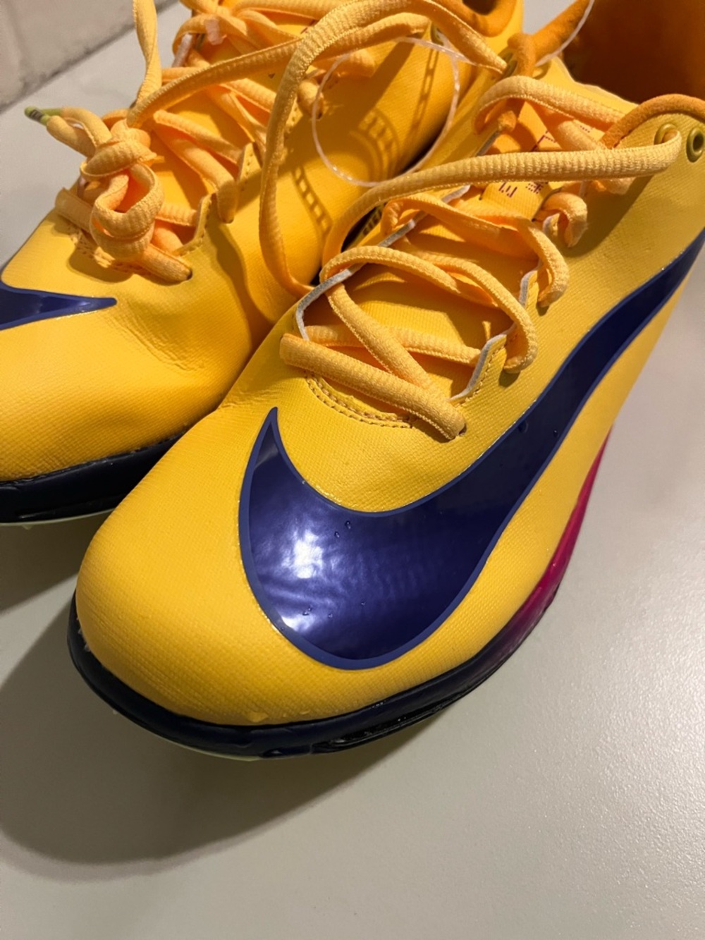 Nike triple jump elite 3 track and field w/spikes hv6425-800and Purple Men's